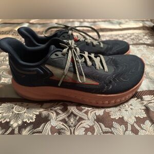 Brooks Navy and Coral Athletic Shoes